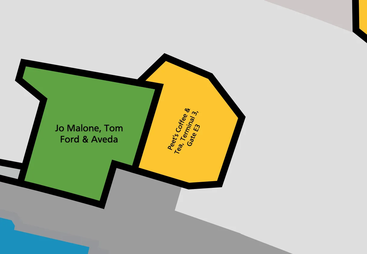 Peet's Coffee map location