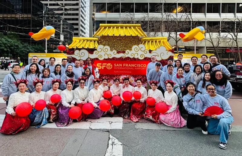 SFO Lunar New Year parade contingent